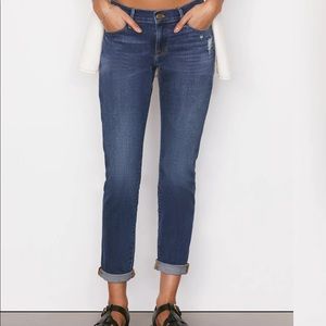 Frame denim Le Garcon ankle length jeans